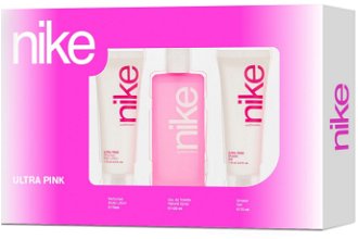 Nike Ultra Pink Woman – EDT 100 ml + sprchový gél 75 ml + telové mlieko 75 ml