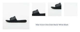 Nike Victori One Slide Black/ White-Black 1