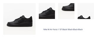 Nike W Air Force 1 '07 Black/ Black-Black-Black 1