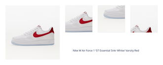 Nike W Air Force 1 '07 Essential Snkr White/ Varsity Red 1