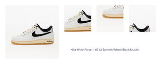 Nike W Air Force 1 '07 LX Summit White/ Black-Muslin 1