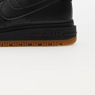 Nike W Air Force 1 High Utility 2.0 Black/ Summit White-Orange-Gum Med Brown 9