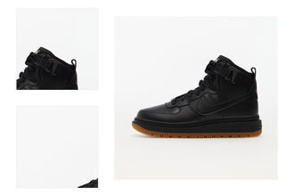 Nike W Air Force 1 High Utility 2.0 Black/ Summit White-Orange-Gum Med Brown 4