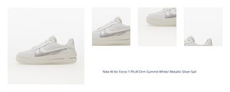 Nike W Air Force 1 Plt.Af.Orm Summit White/ Metallic Silver-Sail 1