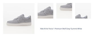 Nike W Air Force 1 Premium Wolf Grey/ Summit White 1