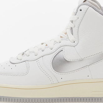 Nike W Air Force 1 Sculpt Summit White/ Silver-Coconut Milk 5