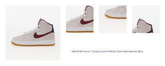 Nike W Air Force 1 Sculpt Summit White/ Team Red-Valerian Blue 1