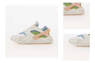 Nike W Air Huarache SE Sail/ Arctic Orange-Worn Blue-Vivid Green 3