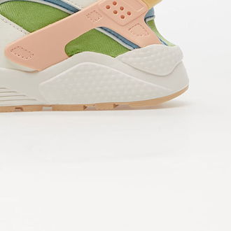 Nike W Air Huarache SE Sail/ Arctic Orange-Worn Blue-Vivid Green 9