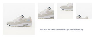 Nike W Air Max 1 Amd Summit White/ Light Bone-Lt Smoke Grey 1