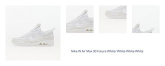 Nike W Air Max 90 Futura White/ White-White-White 1