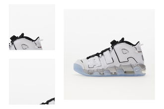 Nike W Air More Uptempo White/ Metallic Silver-Black-Clear 4