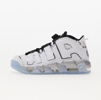 Nike W Air More Uptempo White/ Metallic Silver-Black-Clear 2