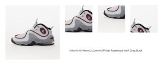 Nike W Air Penny 2 Summit White/ Rosewood-Wolf Grey-Black 1