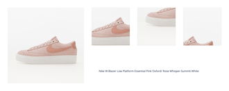 Nike W Blazer Low Platform Essential Pink Oxford/ Rose Whisper-Summit White 1