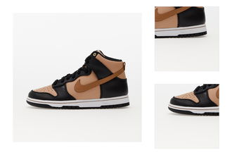 Nike W Dunk High 70 Black/ Flax-Vachetta Tan-White 3