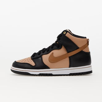 Nike W Dunk High 70 Black/ Flax-Vachetta Tan-White 2