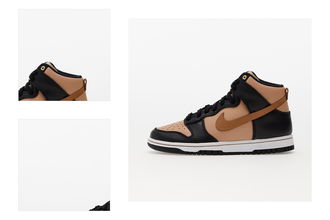 Nike W Dunk High 70 Black/ Flax-Vachetta Tan-White 4