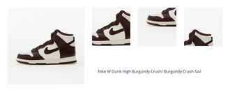 Nike W Dunk High Burgundy Crush/ Burgundy Crush-Sail 1