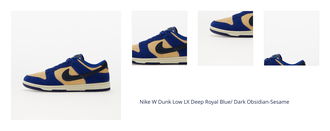 Nike W Dunk Low LX Deep Royal Blue/ Dark Obsidian-Sesame 1