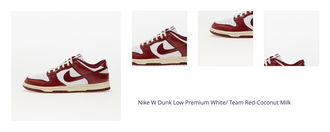 Nike W Dunk Low Premium White/ Team Red-Coconut Milk 1