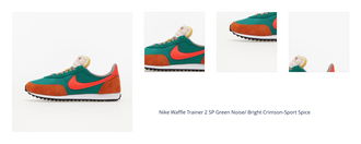 Nike Waffle Trainer 2 SP Green Noise/ Bright Crimson-Sport Spice 1