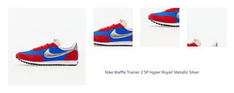 Nike Waffle Trainer 2 SP Hyper Royal/ Metallic Silver 1