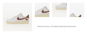 Nike Wmns Air Force 1 '07 LX White/ Archaeo Brown-Coconut Milk 1