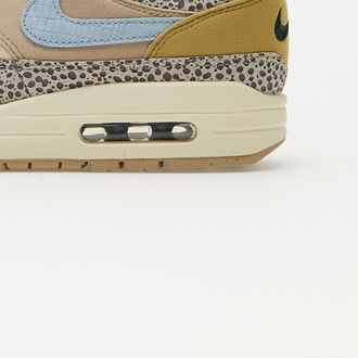 Nike Wmns Air Max 1 "Safari" Cobblestone/ Worn Blue-Limestone 9