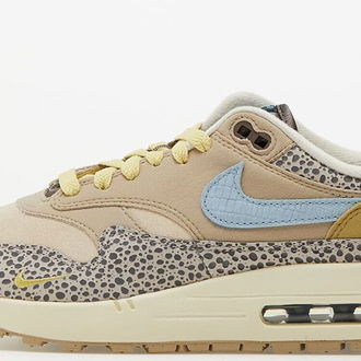 Nike Wmns Air Max 1 "Safari" Cobblestone/ Worn Blue-Limestone 5