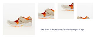 Nike Wmns Air Rift Rattan/ Summit White-Magma Orange 1