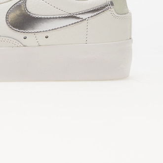 NIke Wmns Blazer Low Platform Sail/ Metallic Silver 9