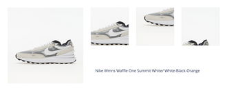 Nike Wmns Waffle One Summit White/ White-Black-Orange 1