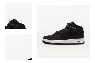 Nike x Stüssy Air Force 1 '07 Mid SP Black/ Black-Black 4