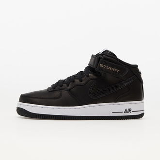 Nike x Stüssy Air Force 1 '07 Mid SP Black/ Black-Black 2