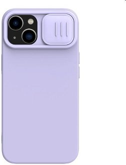 Nillkin CamShield Silky zadný silikonový kryt pre Apple iPhone 14 Plus, fialové