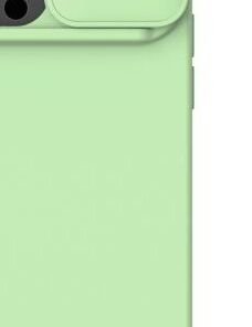 Nillkin CamShield Silky zadný silikonový kryt pre Apple iPhone 14 Pro, zelené 5