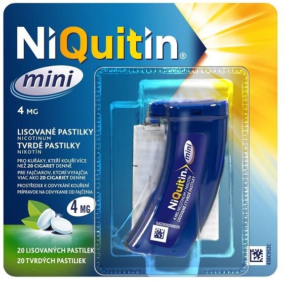 Niquitin Mini 4mg 20 pastiliek