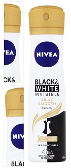 NIVEA Black & White Invisible Silky Smooth Sprej antiperspirant 150 ml 4
