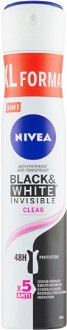 NIVEA Black&White Invisible Clear Antiperspirant sprej 200 ml 2