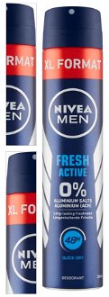 NIVEA Fresh Active Dezodorant sprej pre mužov 200 ml 4