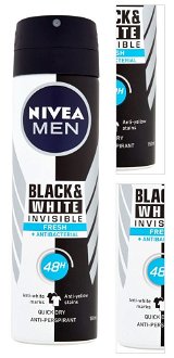 NIVEA Men Black & White Invisible Fresh Sprej antiperspirant 150 ml 3