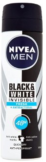 NIVEA Men Black & White Invisible Fresh Sprej antiperspirant 150 ml
