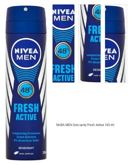 NIVEA MEN Deo sprej Fresh Active 150 ml 1