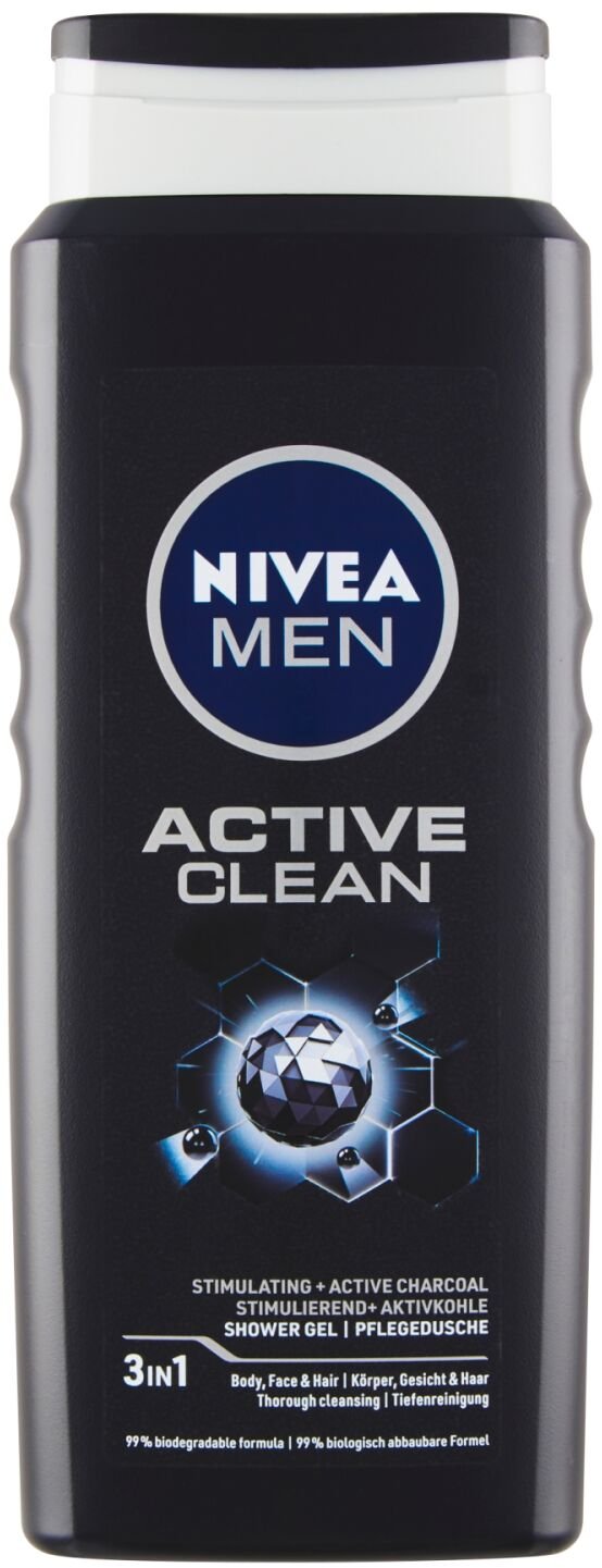 NIVEA Men sprchový gél Active Clean500ml
