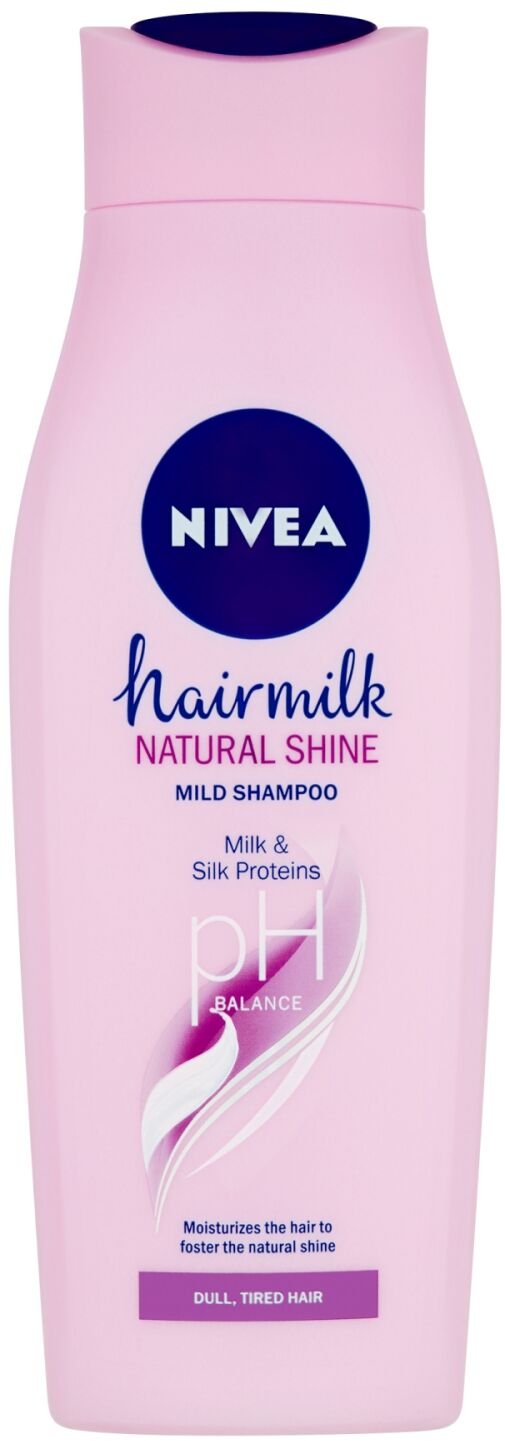 NIVEA šampón na vlasy Hairmilk Shine 400ml