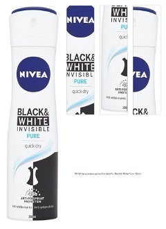 NIVEA Sprej antiperspirant Invisible for Black & White Pure 150 ml 1