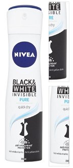 NIVEA Sprej antiperspirant Invisible for Black & White Pure 150 ml 3