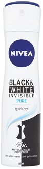NIVEA Sprej antiperspirant Invisible for Black & White Pure 150 ml 2
