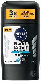 NIVEA Stick AP Men B&W Invisible Fresh  50 ml 2